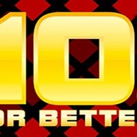 10s or Better online game logo by 1x2gaming on casoolacasino.eu