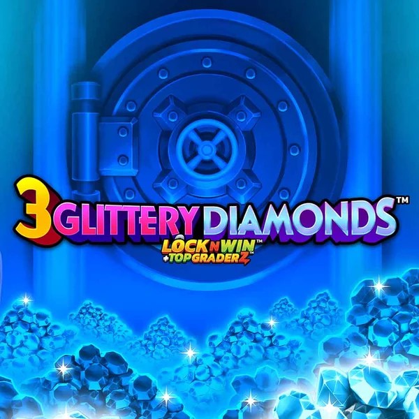3 Glittery Diamonds slot icon by PearFiction Studios, available at Casoola Casino