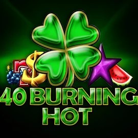 40 Burning Hot by Amusnet Interactive, showcased at casoolacasino.eu – game logo