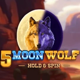 5 Moon Wolf logo – Slots by Apparat Gaming at Casoola Casino