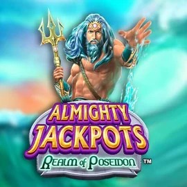 Almighty Jackpots – Realm of Poseidon logo by Novomatic at Casoola Casino