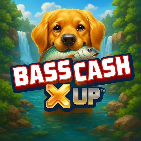 Official Slots logo: Bass Cash X UP by Alchemy Gaming at Casoola Casino