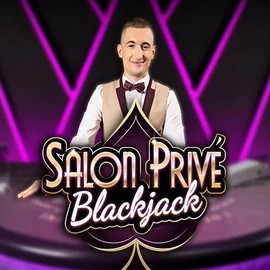 Blackjack Salon Privé online game logo by Ezugi on casoolacasino.eu