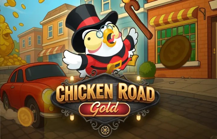Chicken Road Gold game by InOut – logo hosted on Casoola Casino