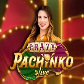 Official Live Casino logo: Crazy Pachinko by Evolution at Casoola Casino