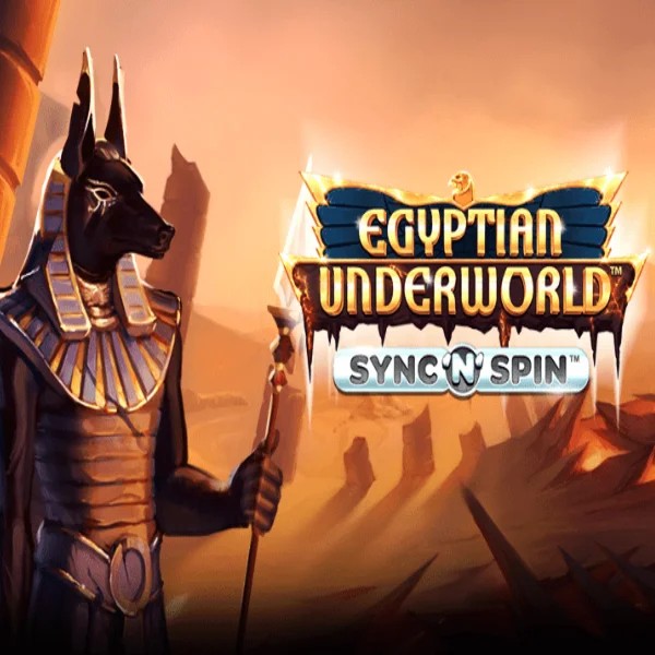 Egyptian Underworld slot logo by Greentube at Casoola Casino