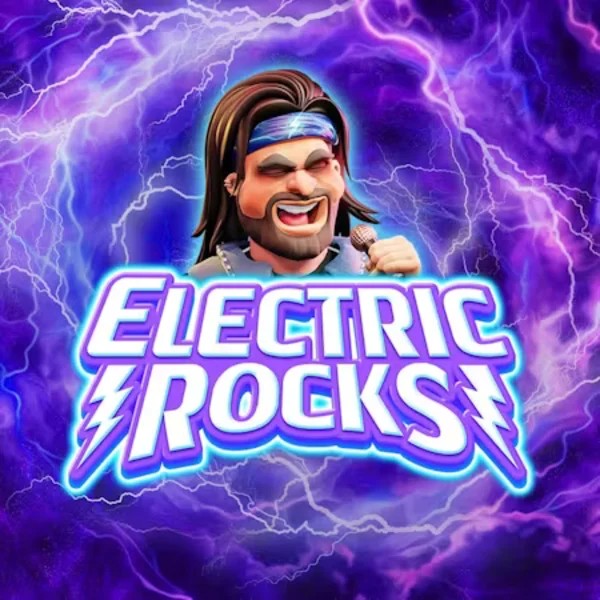 Slots logo of Electric Rocks from Inspired Gaming at Casoola Casino
