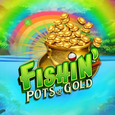 Fishin Pots Of Gold by Gameburger Studios, showcased at casoolacasino.eu – game logo