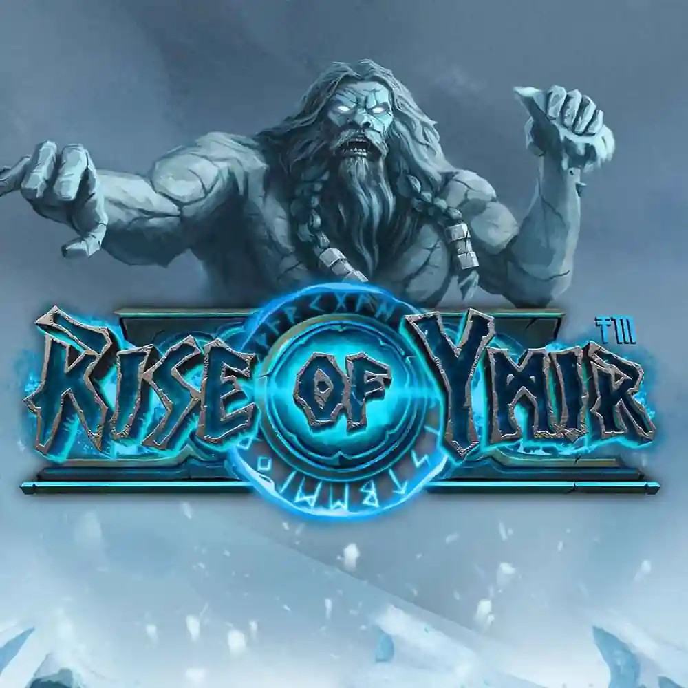 Rise of Ymir online game logo by Hacksaw Gaming on casoolacasino.eu