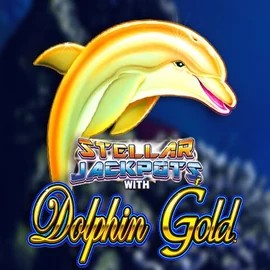 Dolphin Gold with Stellar Jackpots logo by Lightning Box Game Casoola Casino