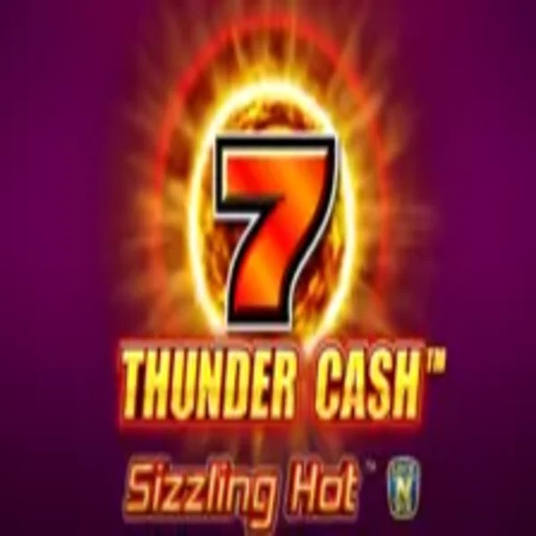 Thunder Cash Sizzling Hot online game logo by Novomatic on casoolacasino.eu